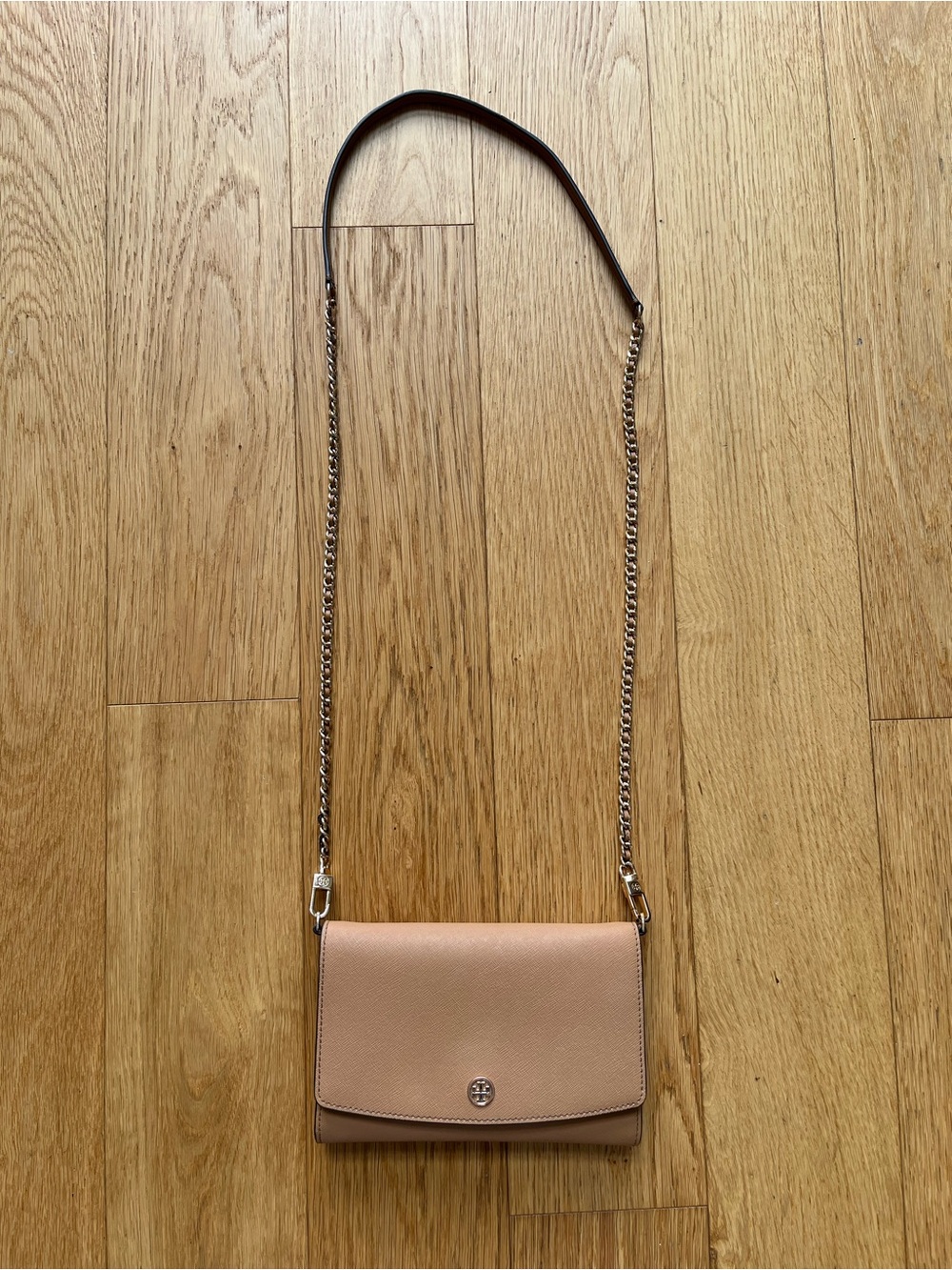 Tory Burch Women's Emerson Small Wallet on a Chain Crossbody Bag - Moose